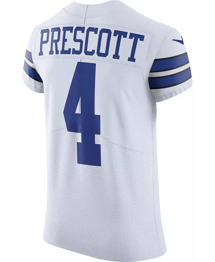 Мужская альтернативная игровая футболка Dak Prescott Dallas Cowboys Vapor Elite Nike, белый — фото 2