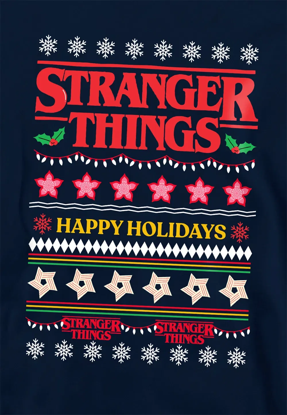 Детская худи Stranger Things Demogorgon, темно-синий — фото 2