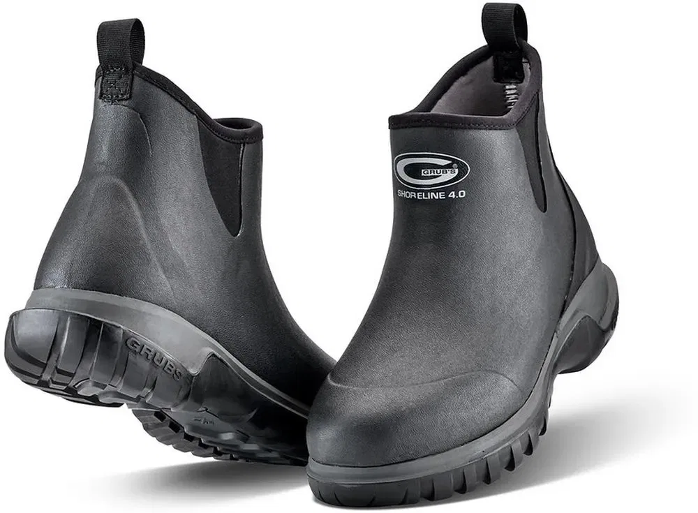 Резиновые сапоги Shoreline Ankle Wellies Grubs, черный