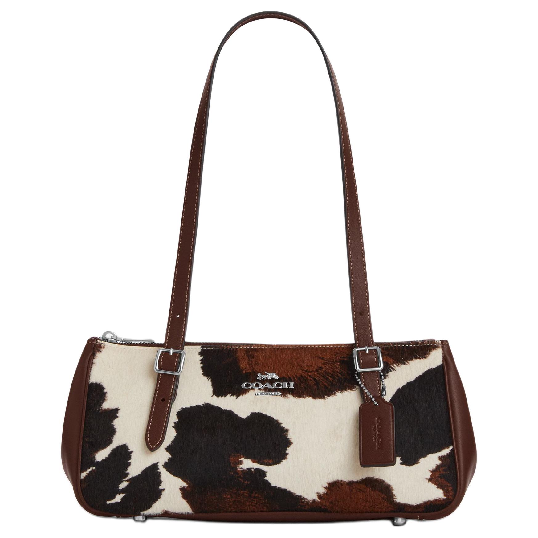 

COACH Сумка через плечо из коровьей кожи, большая женская коричневая