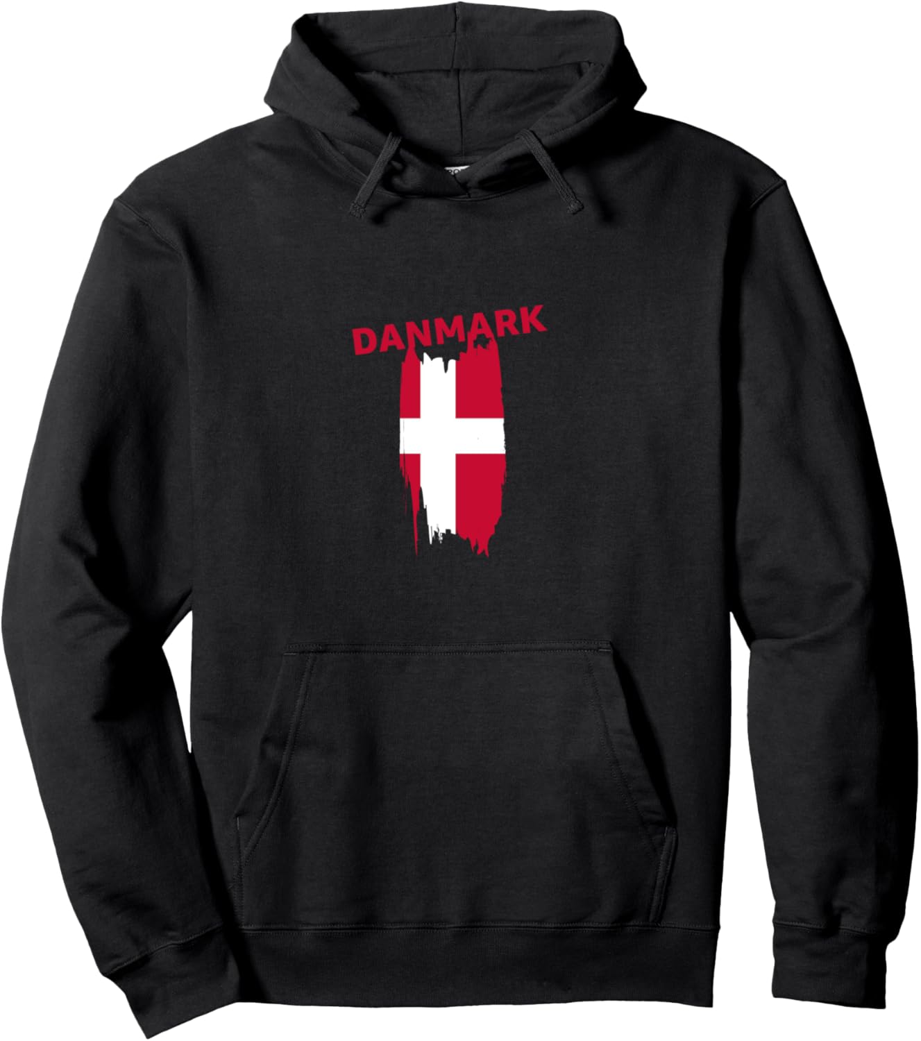 

Толстовка с флагом Дании Denmark, черный