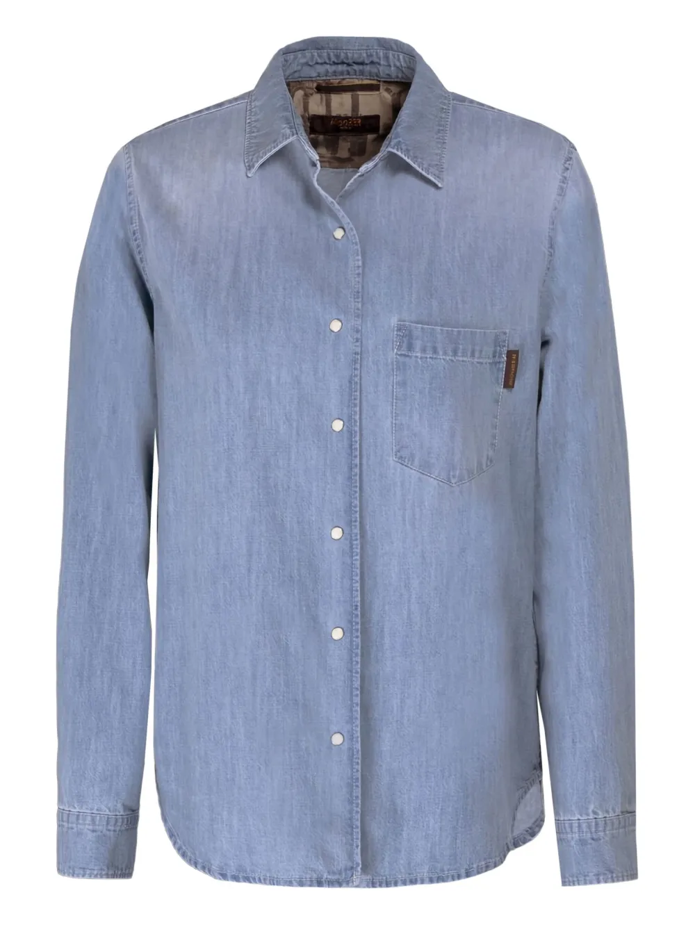 

Рубашка AlizeLGD с карманом и пуговицами Moorer, синий