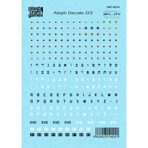 

Аксессуары Plast Craft Games Plast Craft: Infinity Decals - Aleph 03