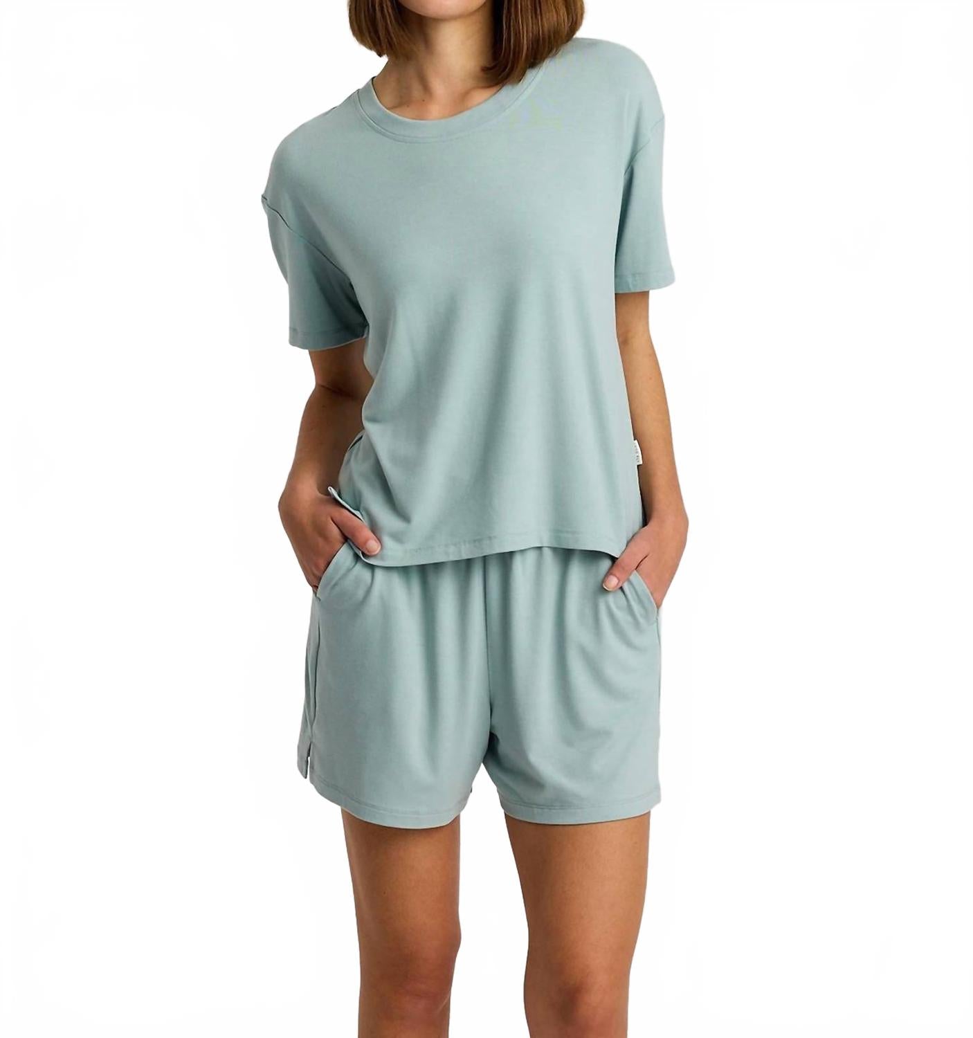 

Женская футболка Sunday Tee из бамбука в цвете Ocean Mist FREE FLY, Ocean Mist