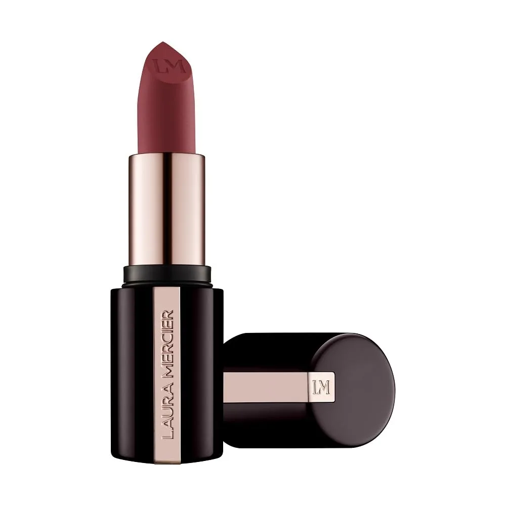 Laura Mercier Caviar Smoothing Matte помада, 16 часов увлажнения, стойкое покрытие, насыщенный цвет, устойчива к смазыванию и переносу, с гиалуроновой кислотой и витамином E, 510 Mulberry Moire -Deep Warm Brick Red
