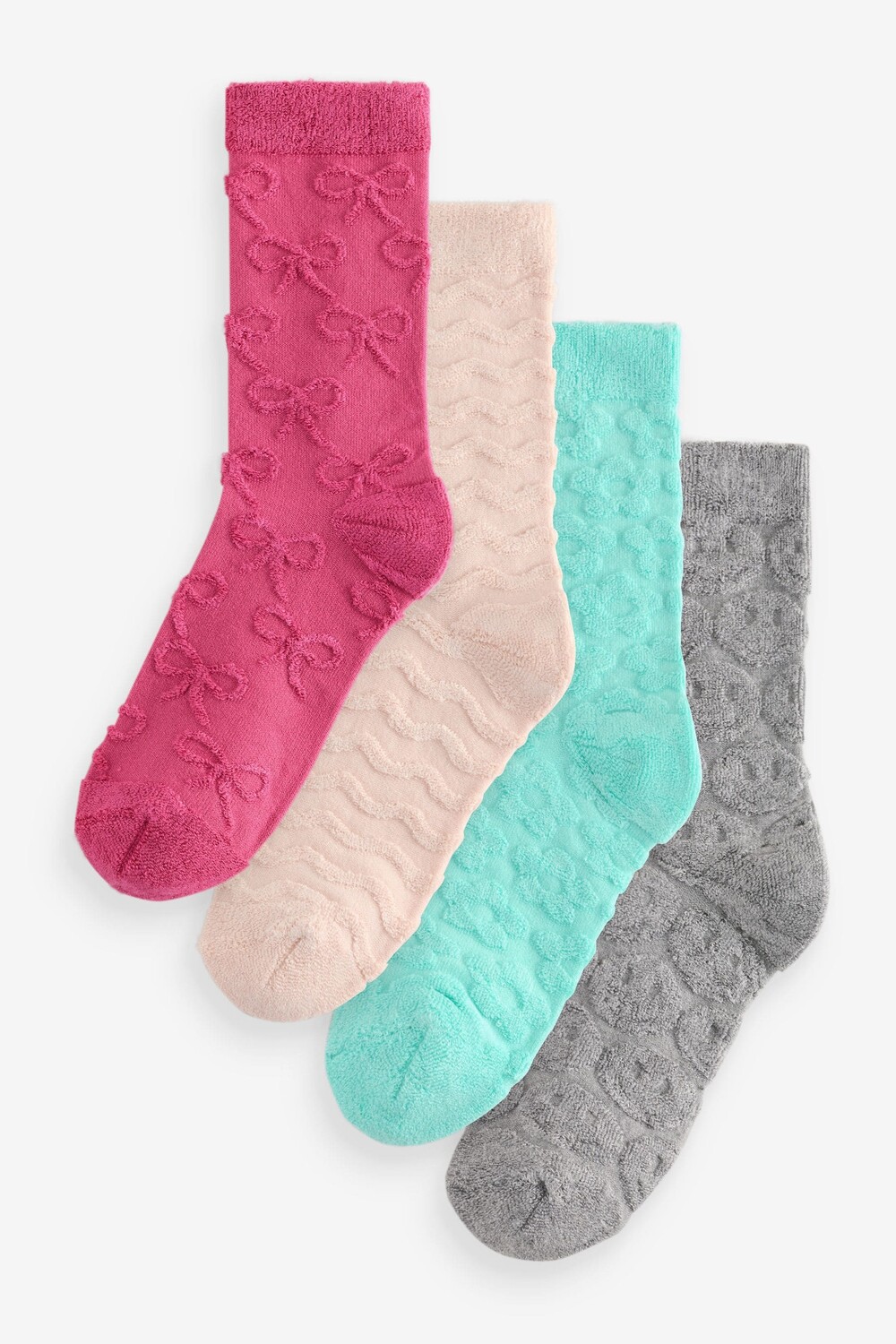 

Носки с тиснением Wild Feet, розовый