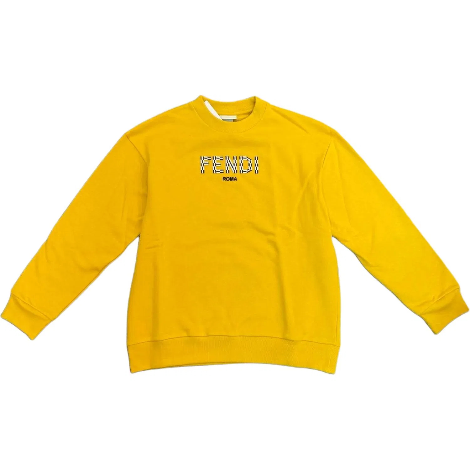 Детский свитшот с круглым вырезом FENDI, Yellow