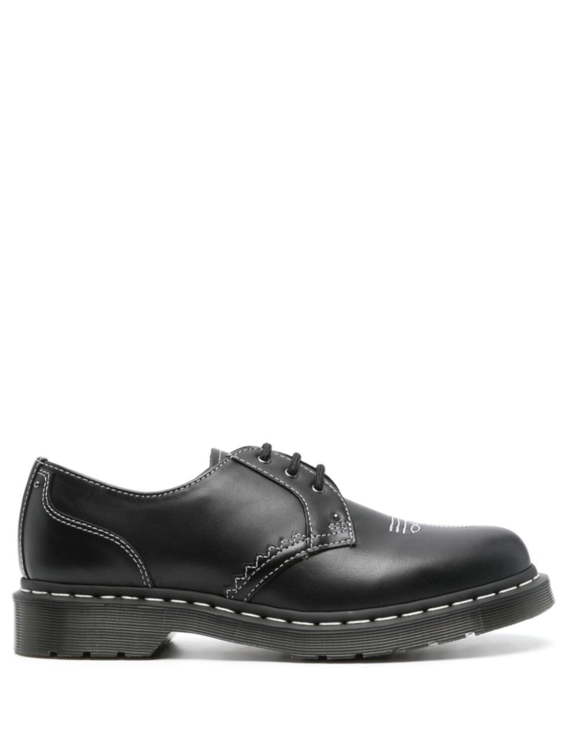 

Туфли дерби с контрастной строчкой Dr. Martens, черный
