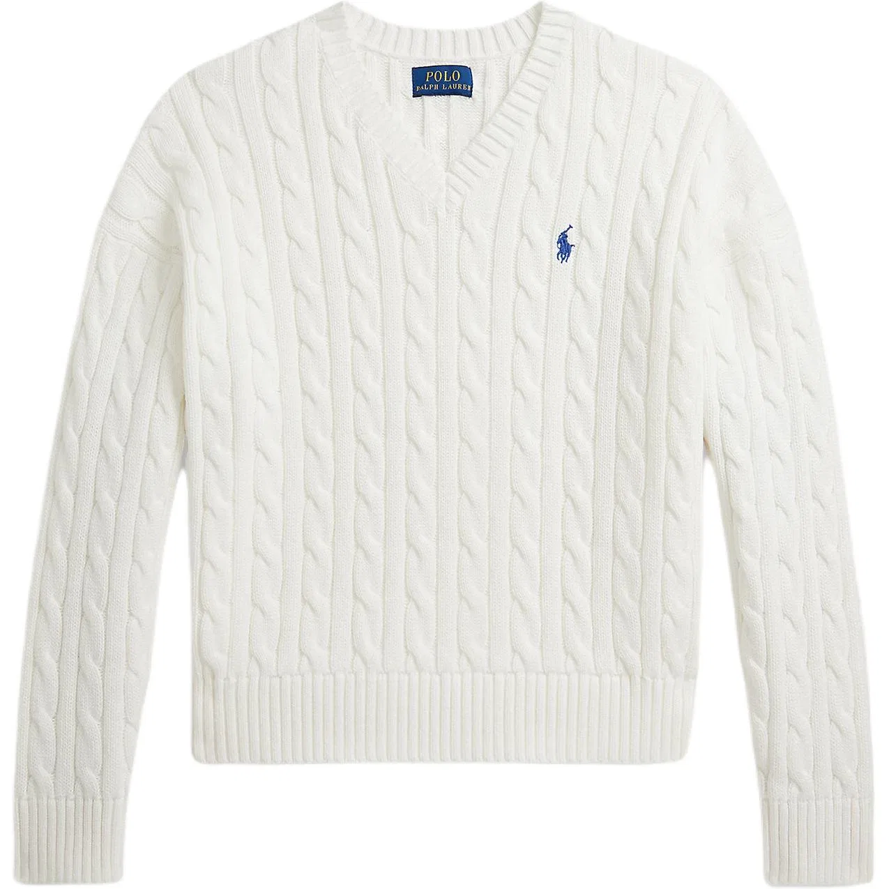 Свитер белый Polo Ralph Lauren