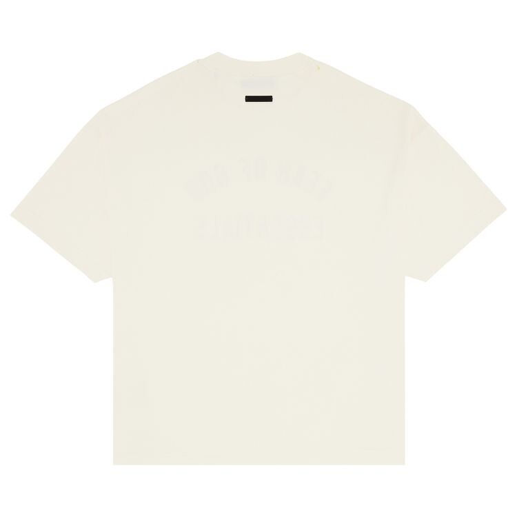 Футболка Fear of God Essentials Jersey Crewneck Tee Shell, кремовый — фото 2