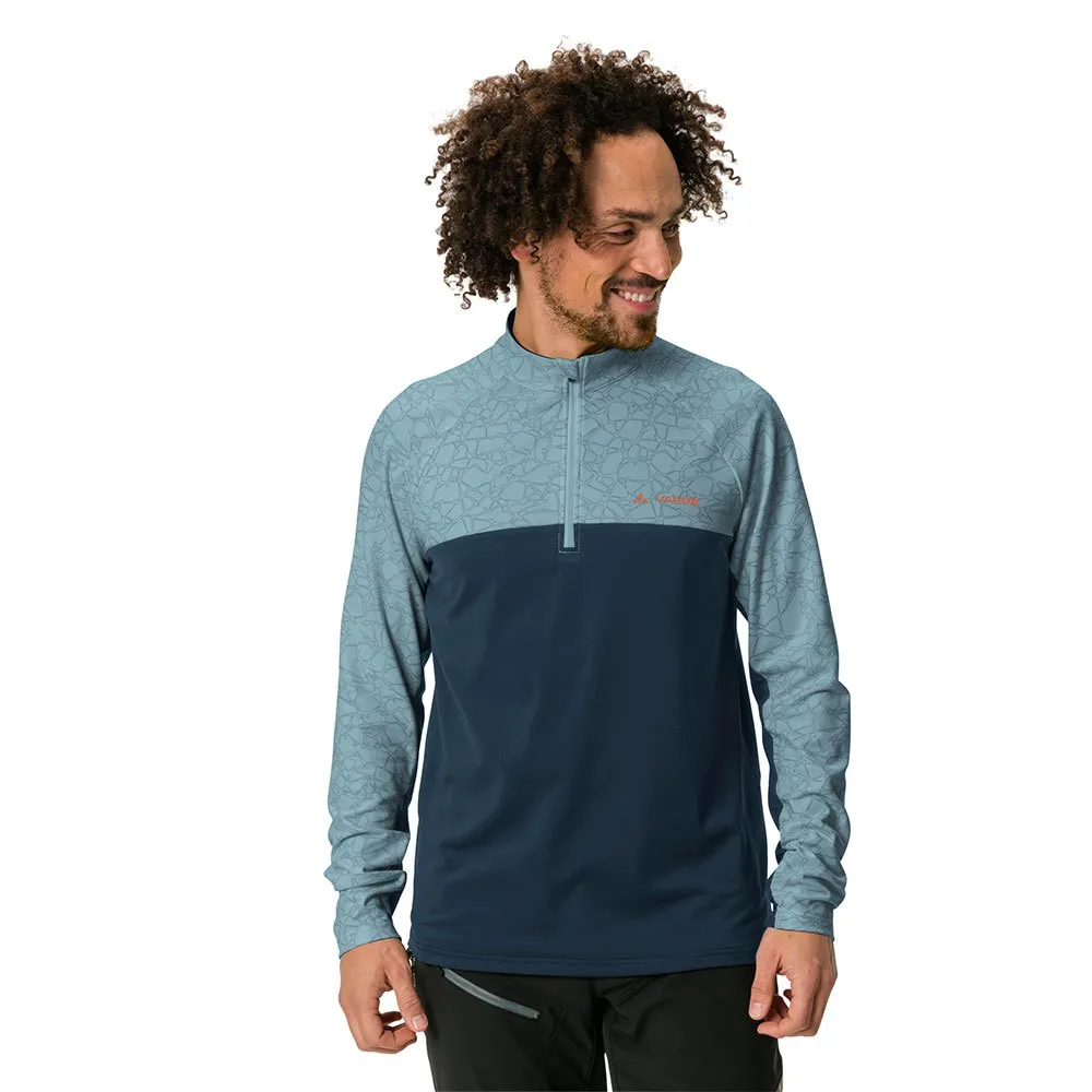 

Футболка с длинным рукавом VAUDE Virt QZip II, синий