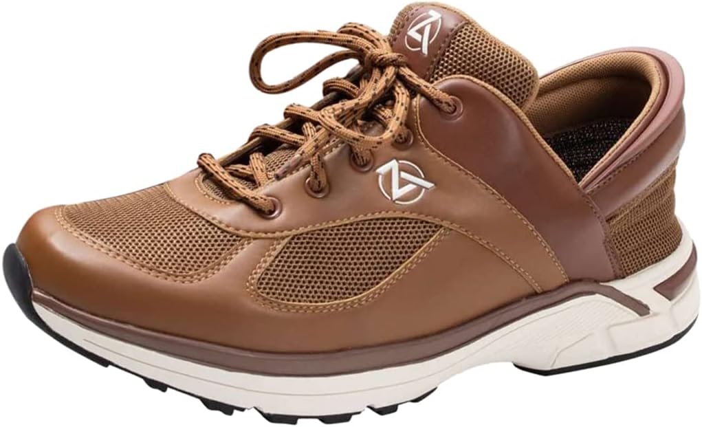 

Мужские слипоны для ходьбы ZEBA, без застежек, коричневый