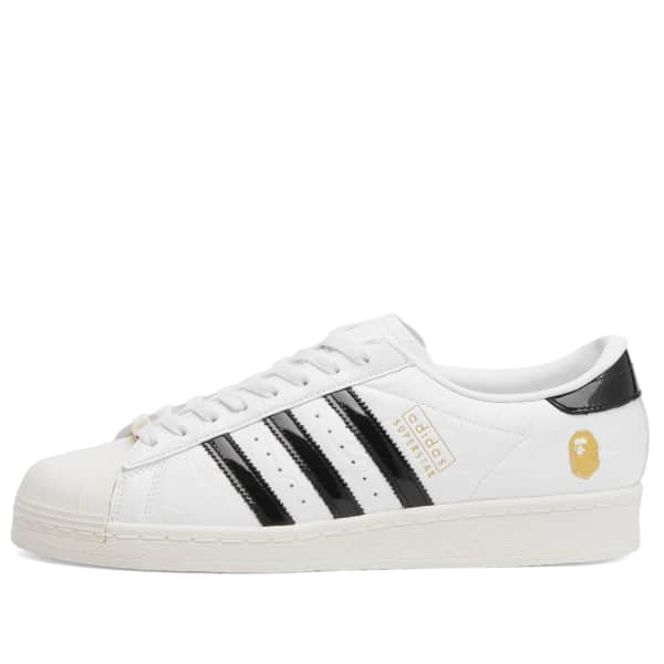 

Винтажные кроссовки X bape superstar Adidas, мультиколор
