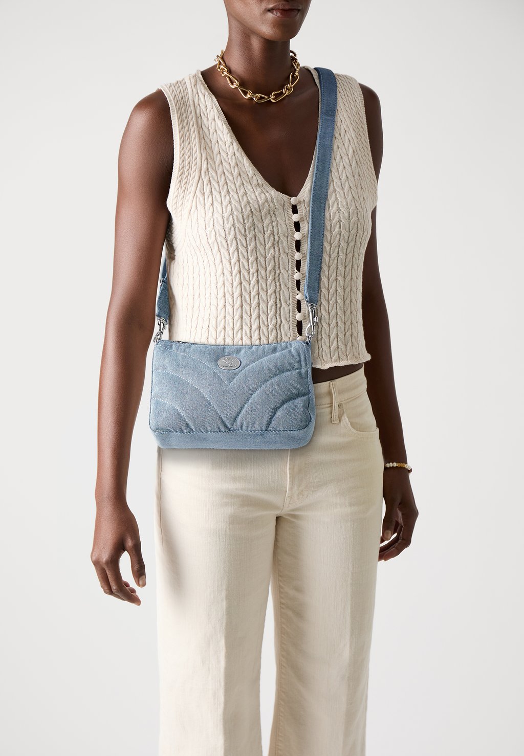 

Сумка через плечо GRUNGE JASMINA SHOULDERBAG - Across body bag JOOP! Jeans, цвет Midblue