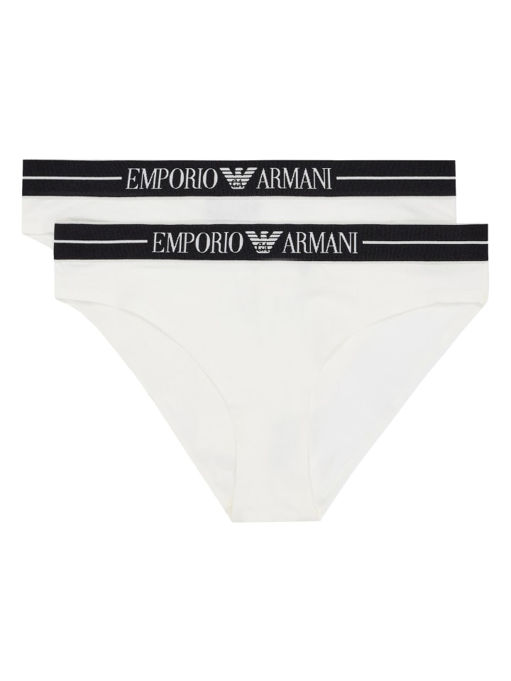 

Emporio Armani Комплект из 2 трусов белого цвета