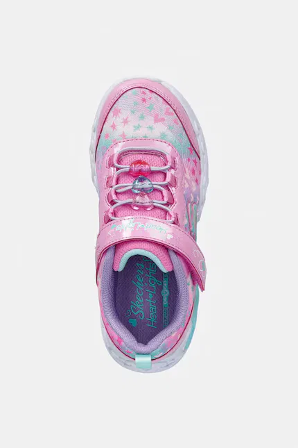 Кроссовки детские INFINITE HEART LIGHTS Skechers, розовый — фото 4