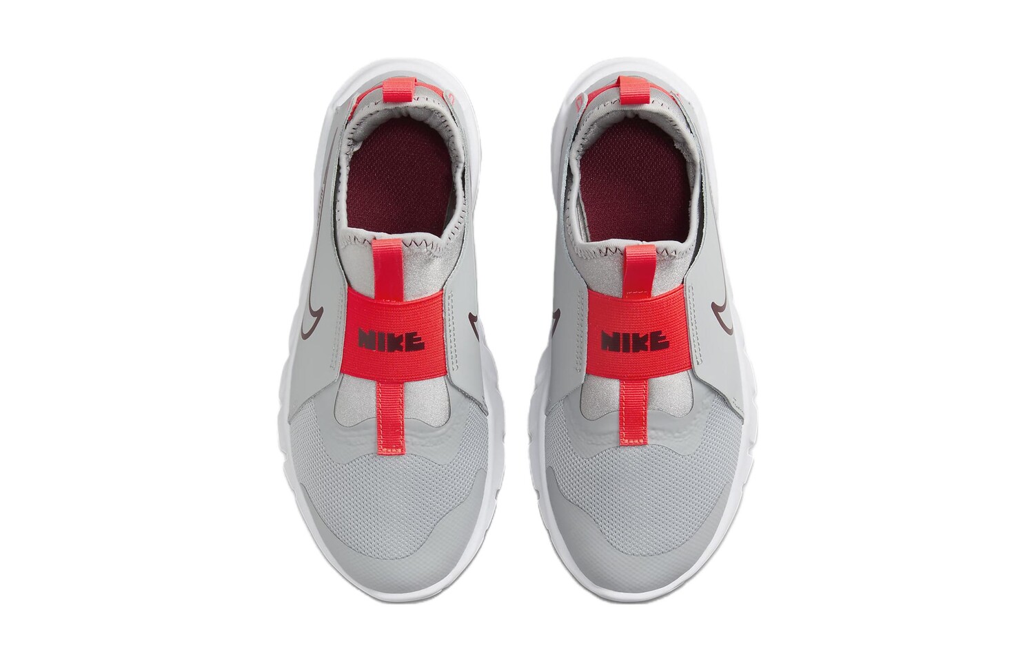 Кроссовки Nike Flex Runner 2 GS 'Light Smoke Team Red', серый — фото 4
