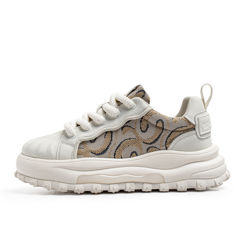 

Нескользящие износостойкие низкие повседневные туфли для мужчин AD, White Beige