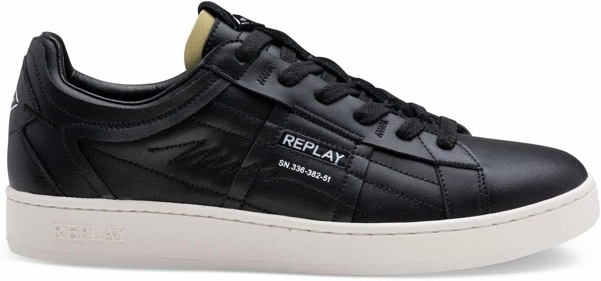 Кроссовки Replay Herren Smash Lay NewSneaker, 003 Black — фото 2