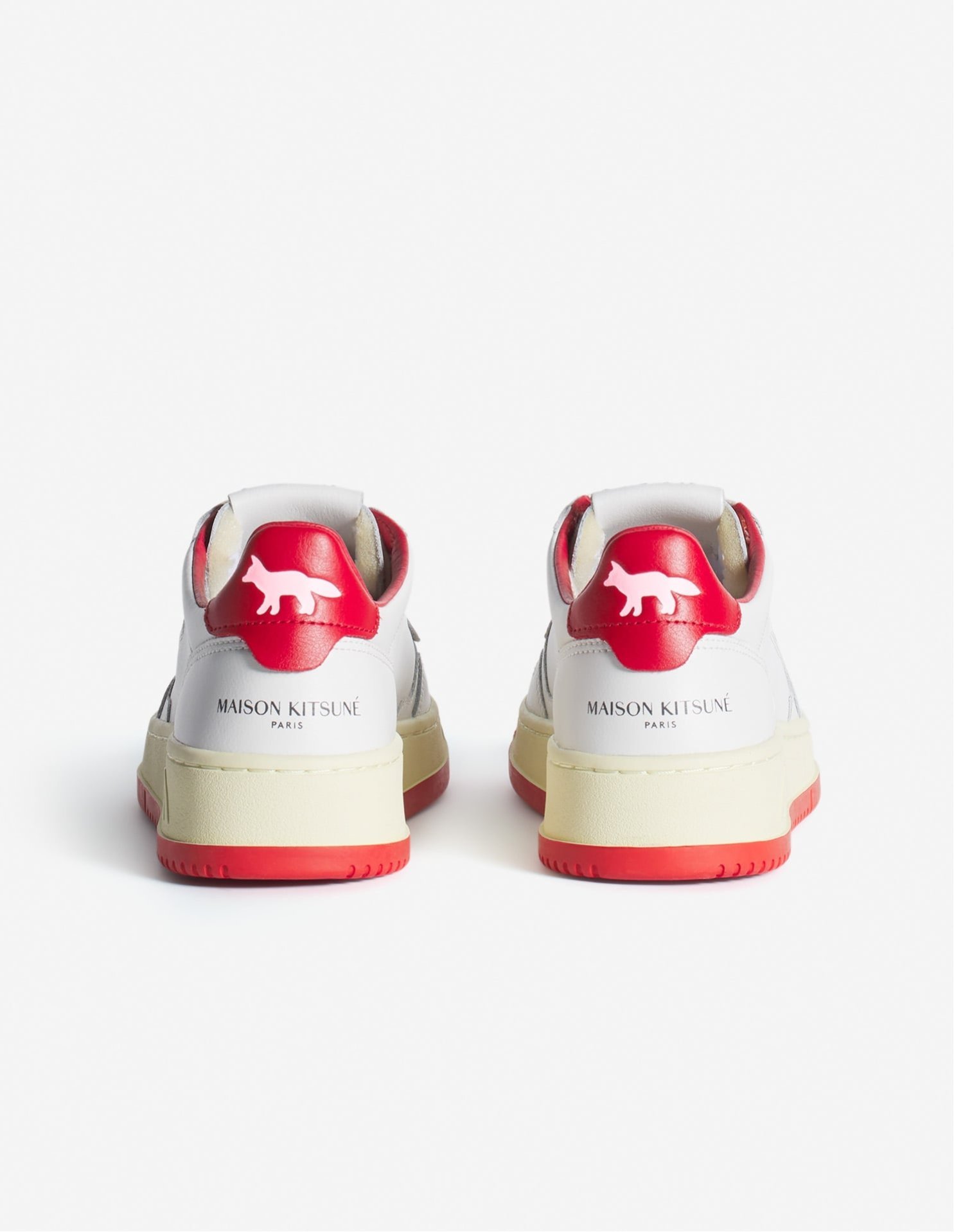 Кроссовки MK x AUTRY MEDALIST Maison Kitsune, WHITE/RED — фото 3