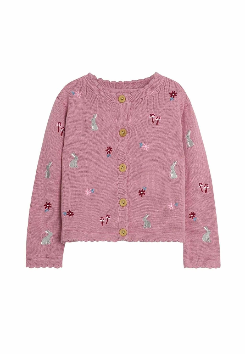 

Кардиган BUNNY EMBROIDERED PRETTY REGULAR FIT JoJo Maman Bébé, розовый