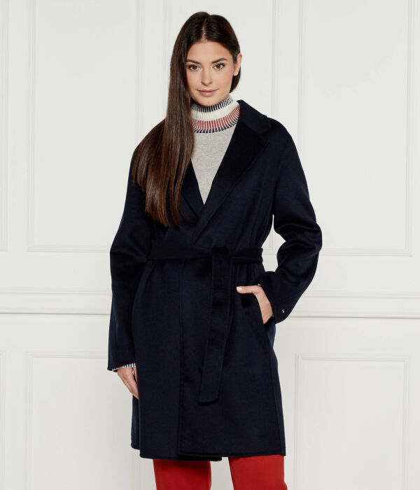 

Шерстяное пальто Tommy Hilfiger, синий