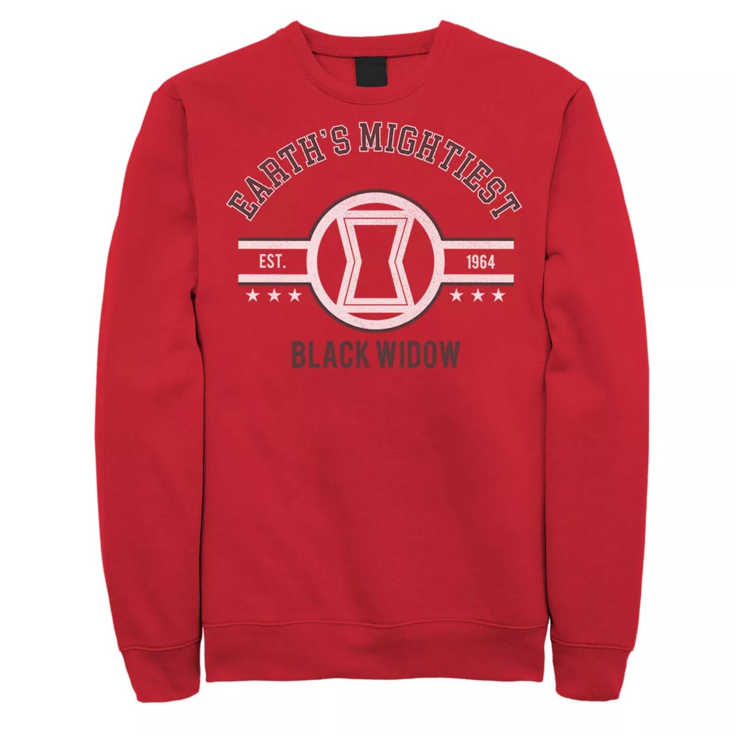 

Мужской свитшот с логотипом Avengers Earth's Mightiest Black Widow Marvel