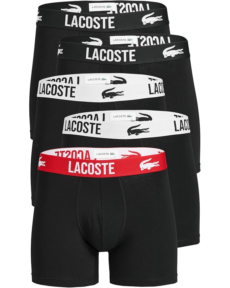 

Мужские боксеры Lacoste 5-Pack, Black/Red/White