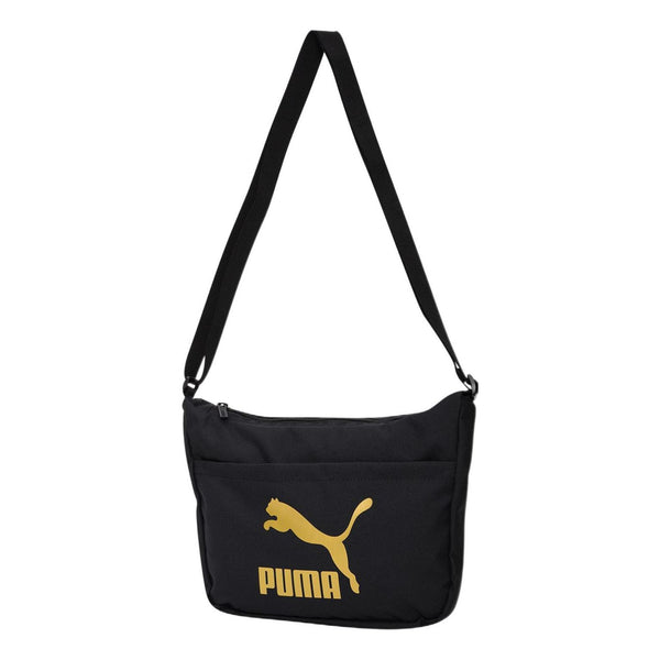 

Сумка originals urban mini messenger shoulder bag 'black gold' Puma, черный