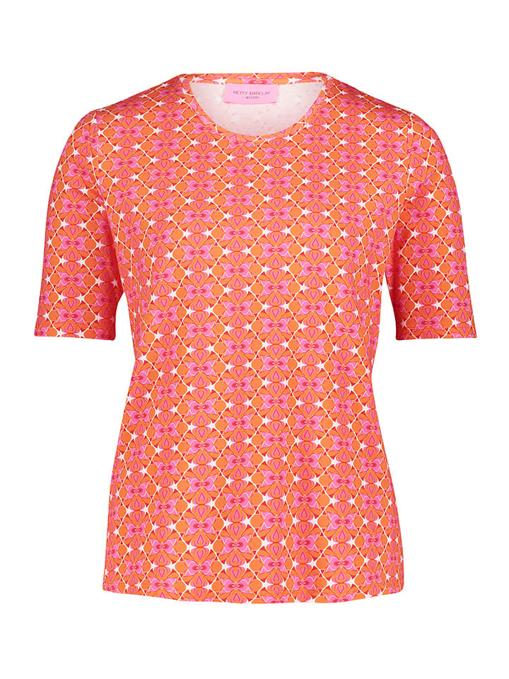 

Футболка Betty Barclay Shirt, цвет Orange/Pink