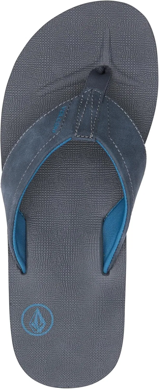 Сандалии водонепроницаемые Volcom, Mono Grey — фото 4