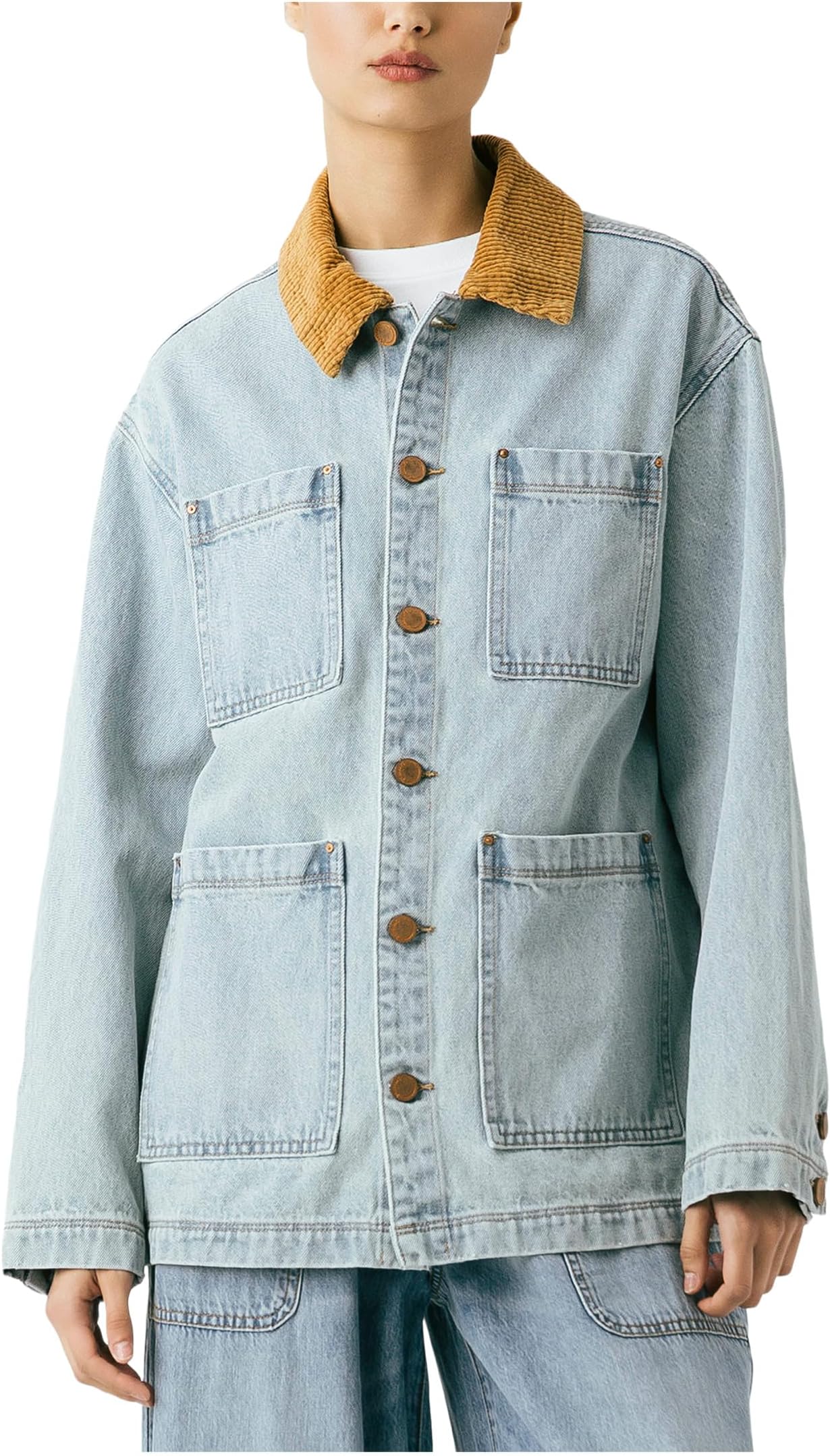 

Куртка Blank NYC Crack Of Dawn Denim Shirt Jacket, синий