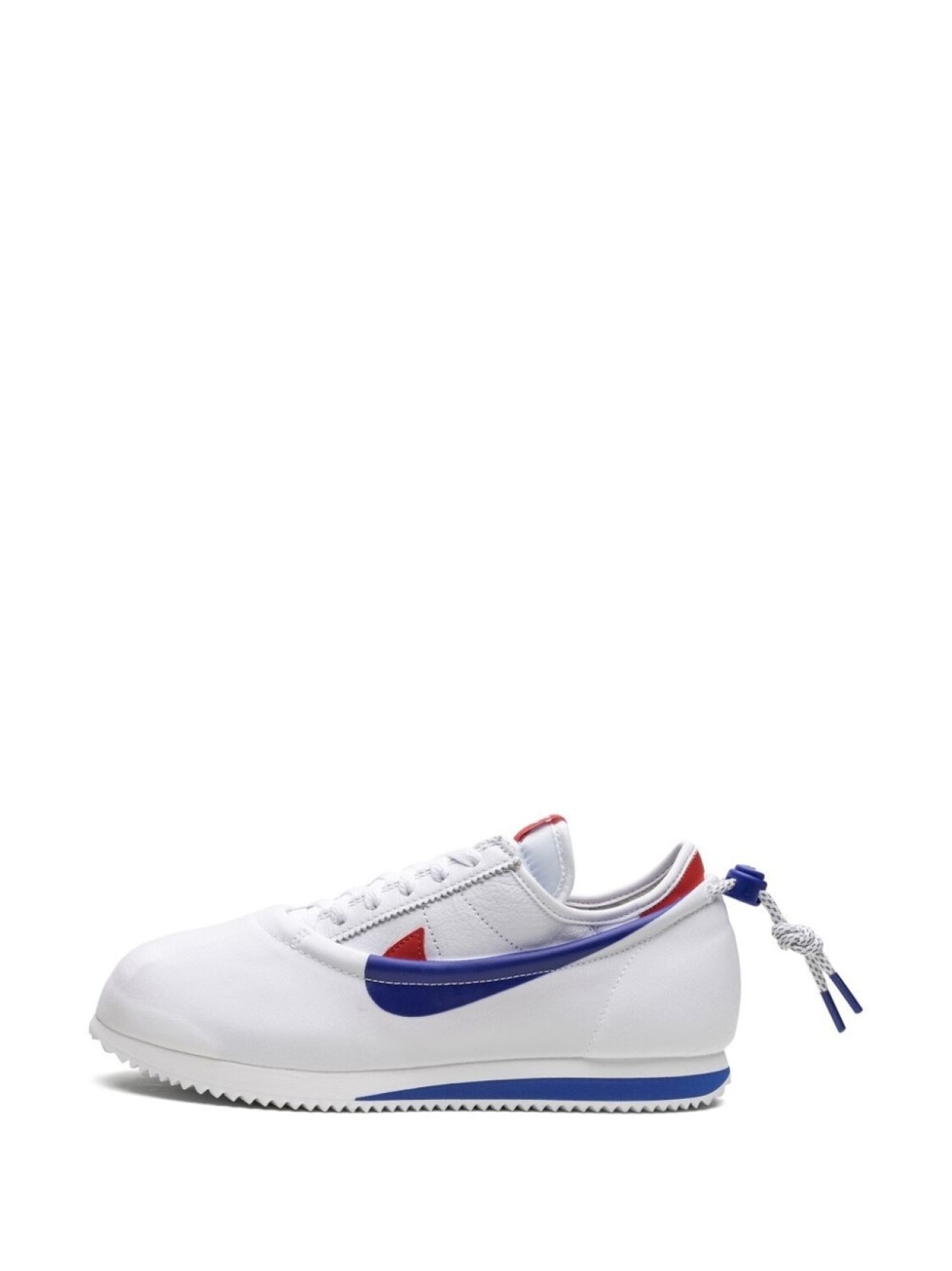 Nike кроссовки Cortez White/Royal/Red из коллаборации с Clot, белый — фото 4
