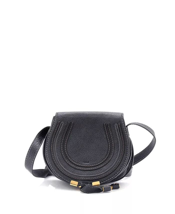 

Мини-сумка Marcie Crossbody из кожи Pre-Owned Chloe, черный