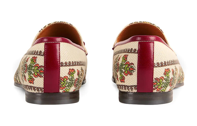 Туфли Gucci мужские, белый / красный — фото 2