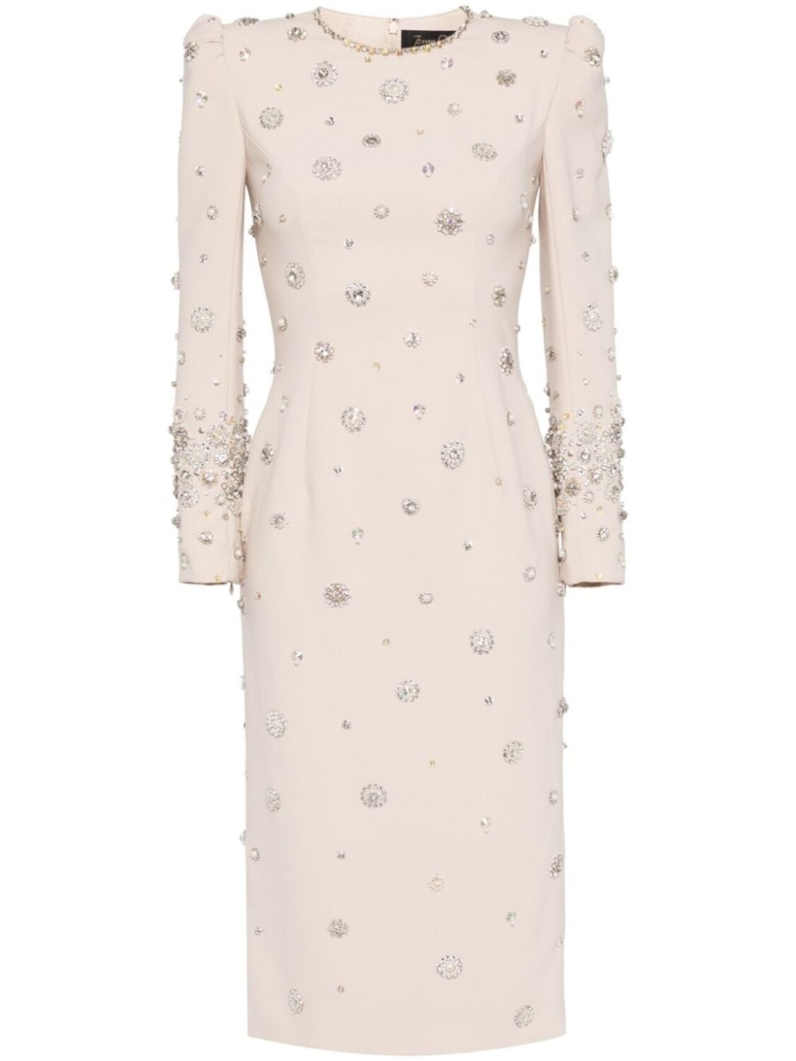 

Jenny Packham платье Galaxy с кристаллами, нейтральный цвет