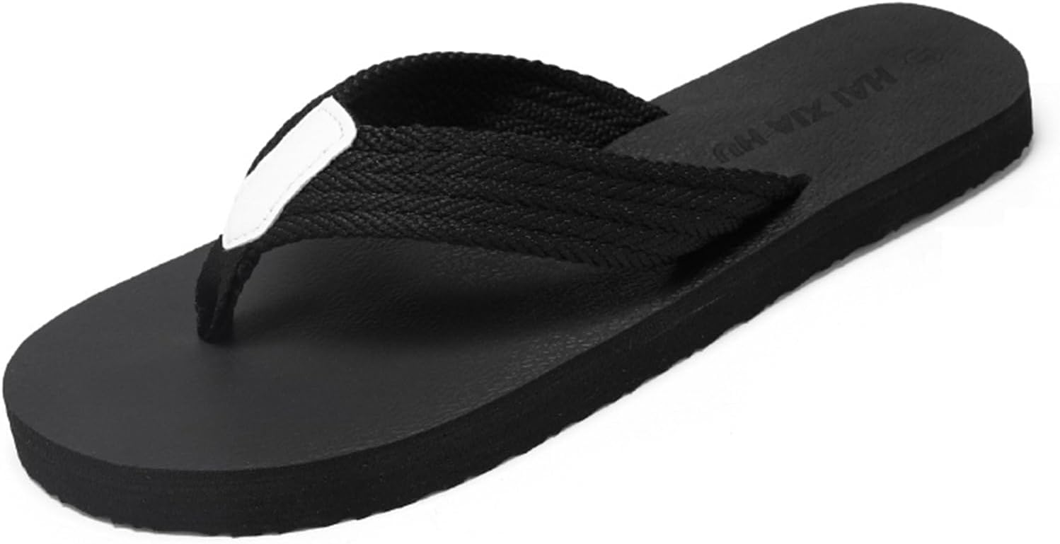 

Мужские классические удобные вьетнамки CHUUMEE, сандалии-шлепанцы для пляжа, черный