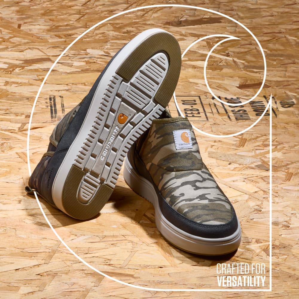 Кроссовки Carhartt Men's Detroit Canvas Mid Slip On, Mossy Oak — фото 2