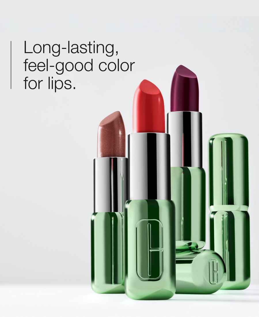 Помада Pop Longwear Satin Lipstick, 0,14 унции Clinique, цвет cappuccino pop — фото 4