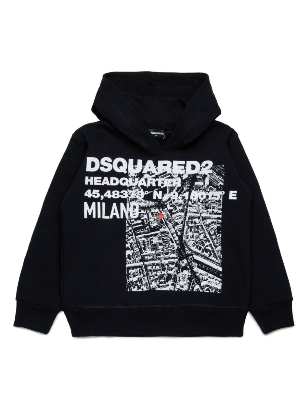 

DSQUARED2 KIDS худи с логотипом, черный