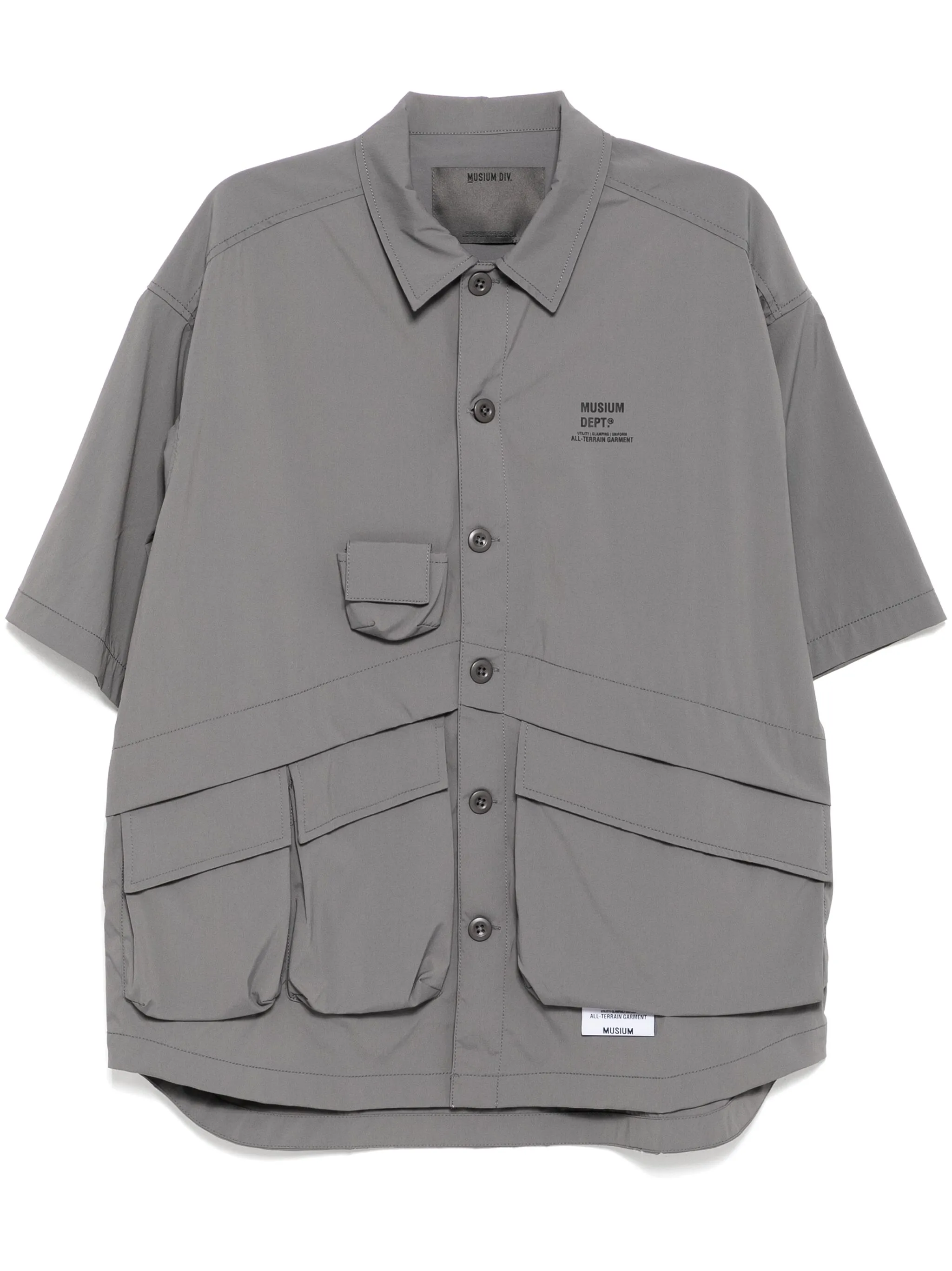 

Рубашка с логотипом Musium Div., серый