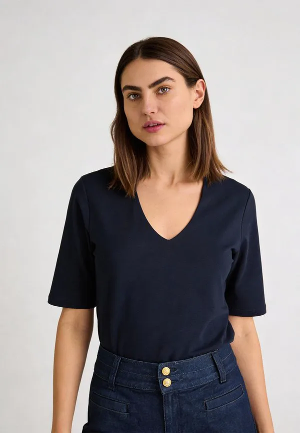 

Базовая футболка elastisches halbarm More & More, Classic Blue, Синий, Базовая футболка elastisches halbarm More & More, Classic Blue