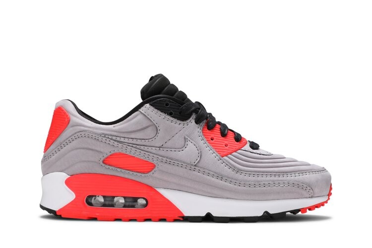 

Кроссовки Nike Air Max 90 QS Lux, серебряный, Серый, Кроссовки Nike Air Max 90 QS Lux, серебряный