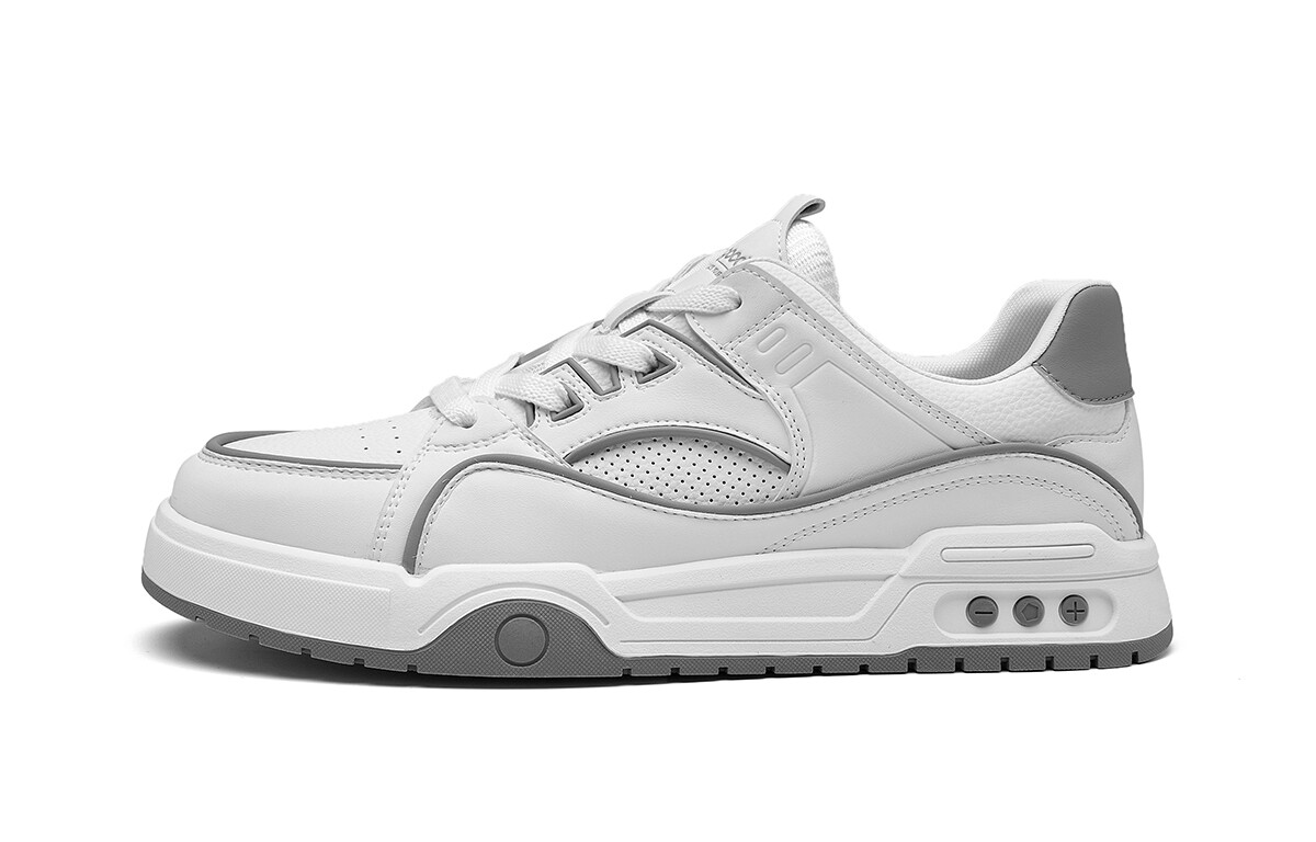 

Кеды мужские, обувь для скейтбординга низкая Hla, цвет White Gray