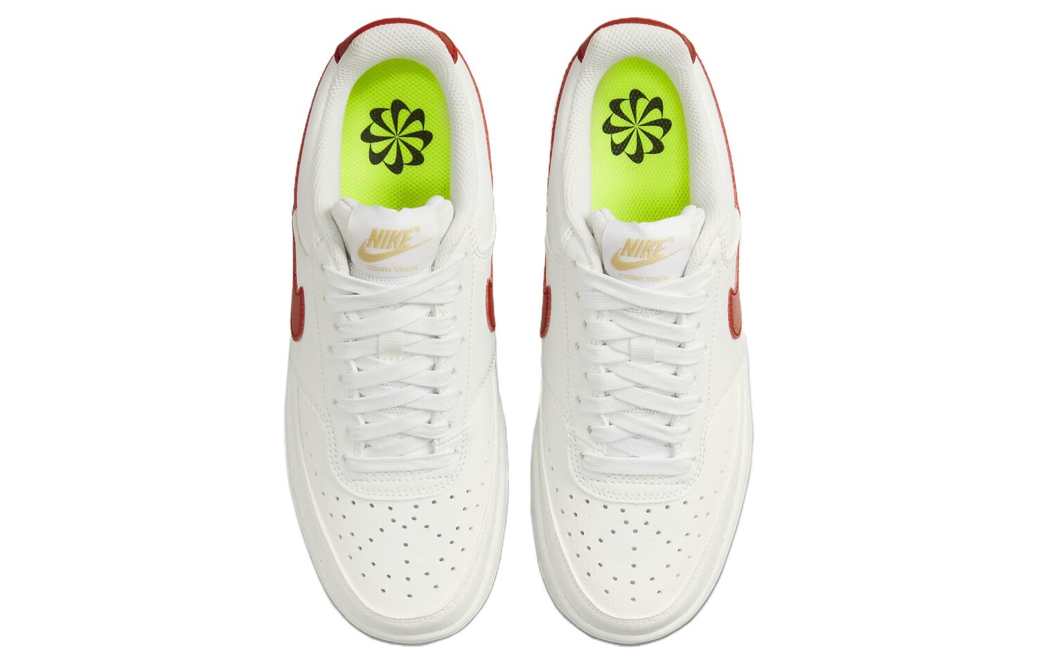 Женская обувь для скейтбординга Nike, White/Red — фото 4