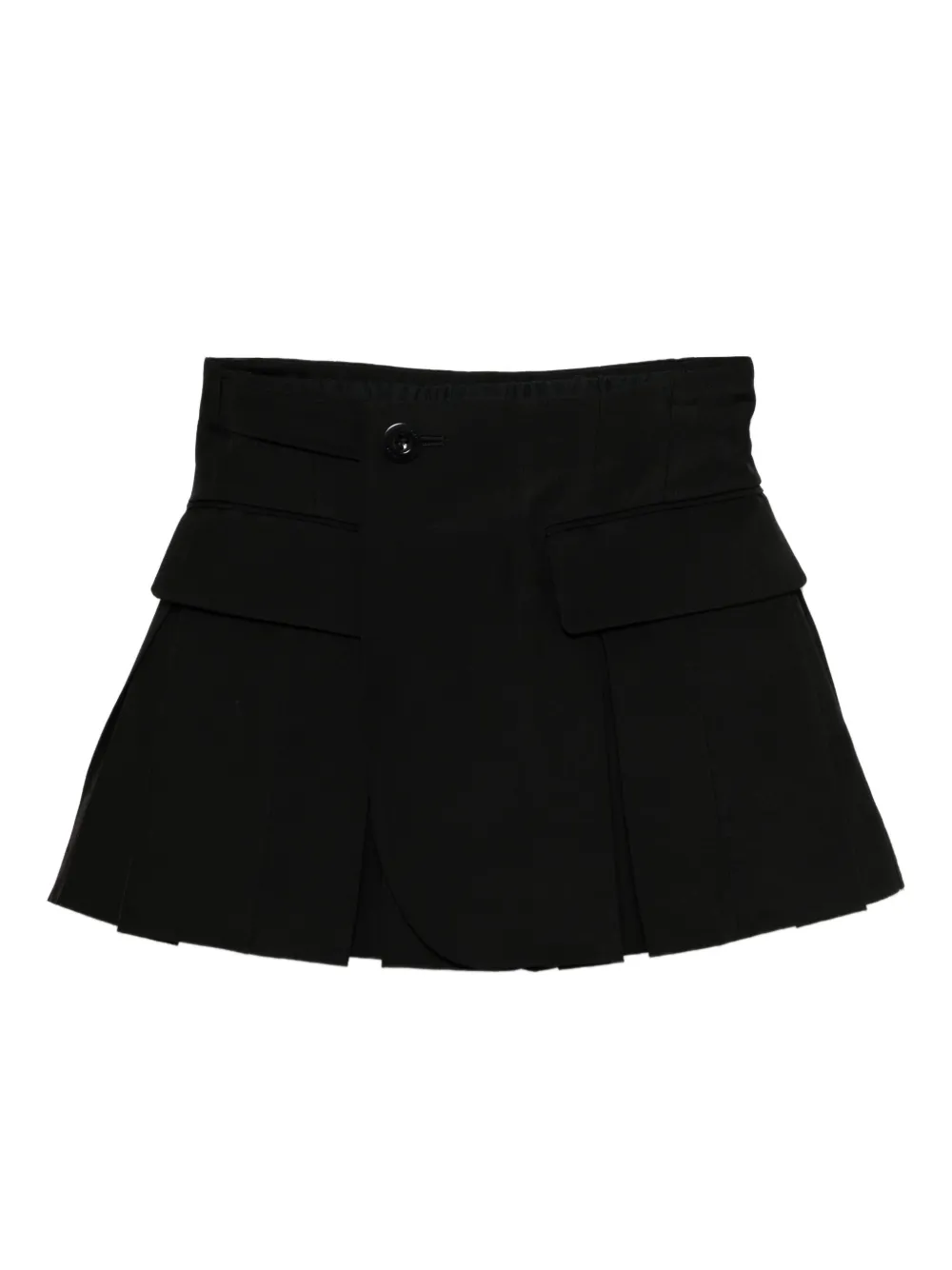 

Плиссированные шорты SACAI, черный
