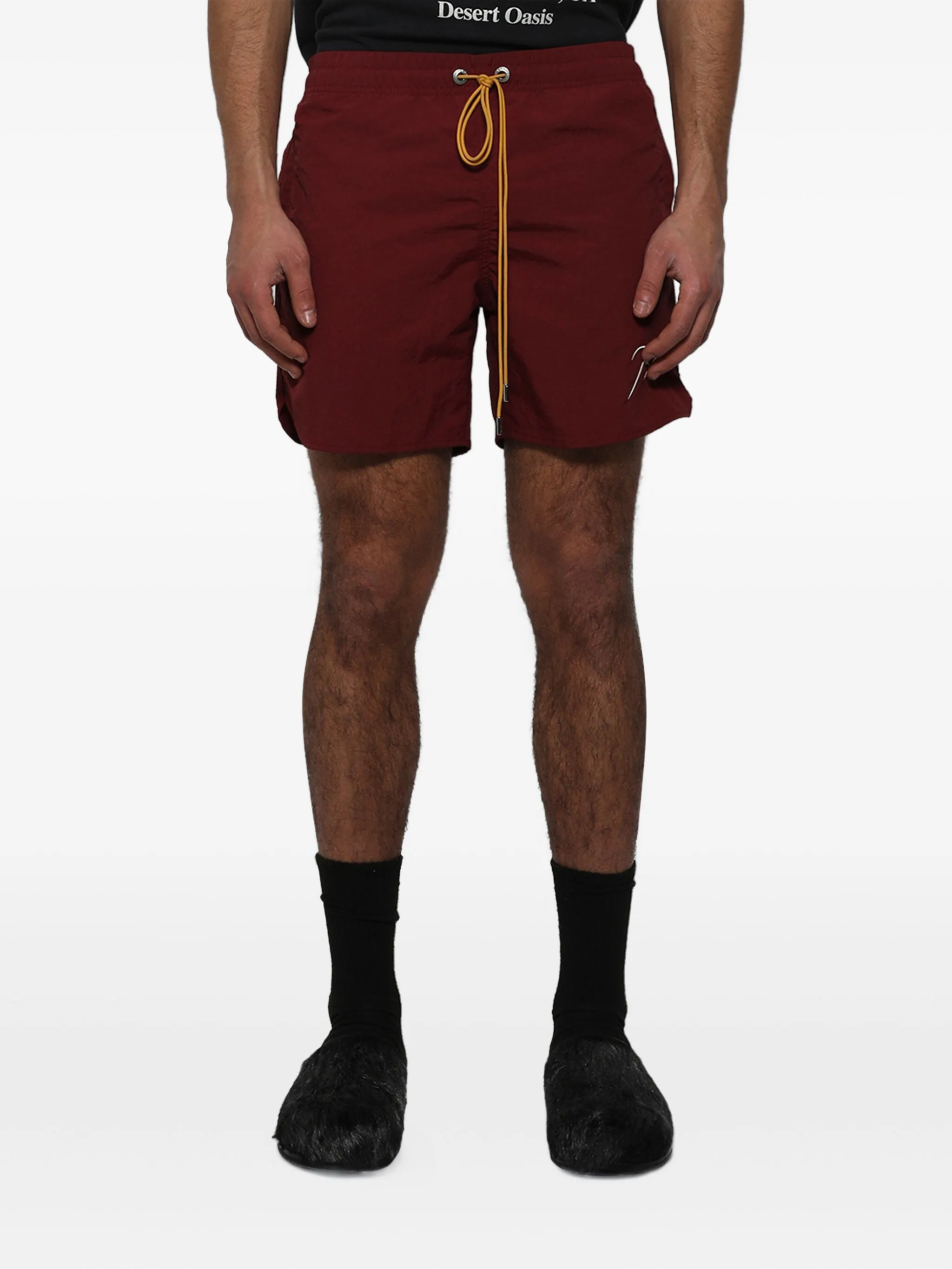 

Плавки-шорты с логотипом Rhude, красный