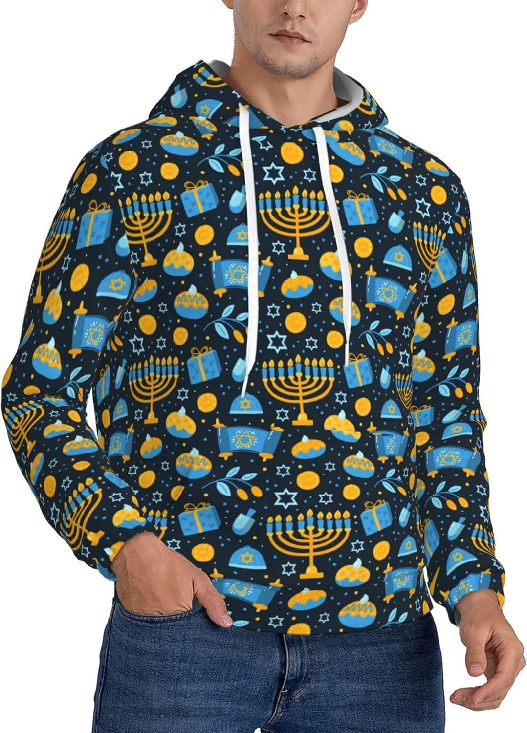 

Толстовка с капюшоном Happy Hanukkah SDERDZSE