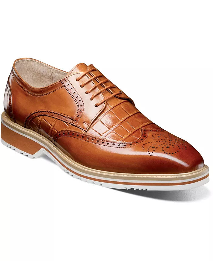 

Мужские оксфорды Beaumont Wingtip Stacy Adams, коричневый/бежевый