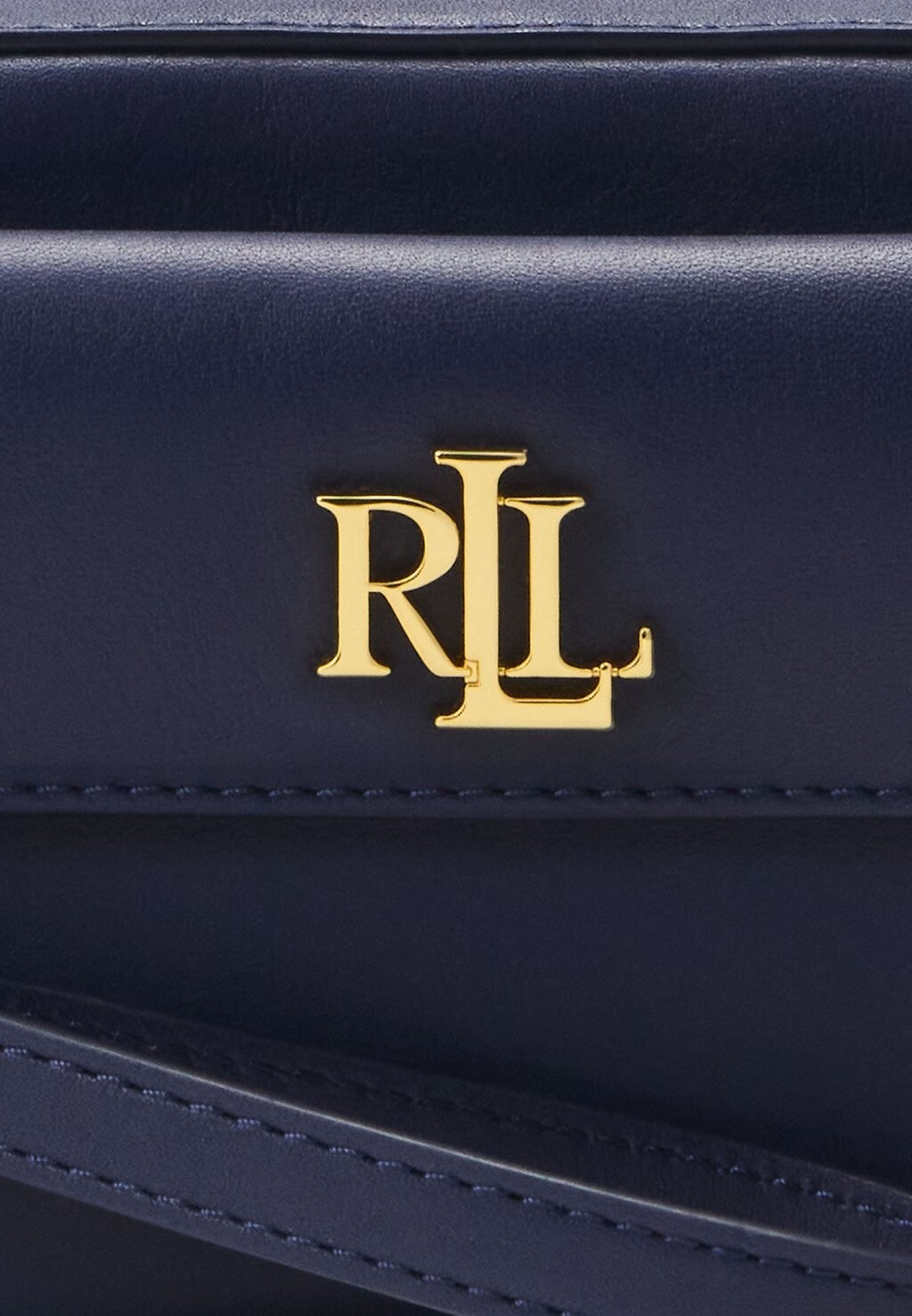 

Сумка через плечо LEATHER SMALL MARCY CONVERTIBLE POUCH Ralph Lauren, темно-синий
